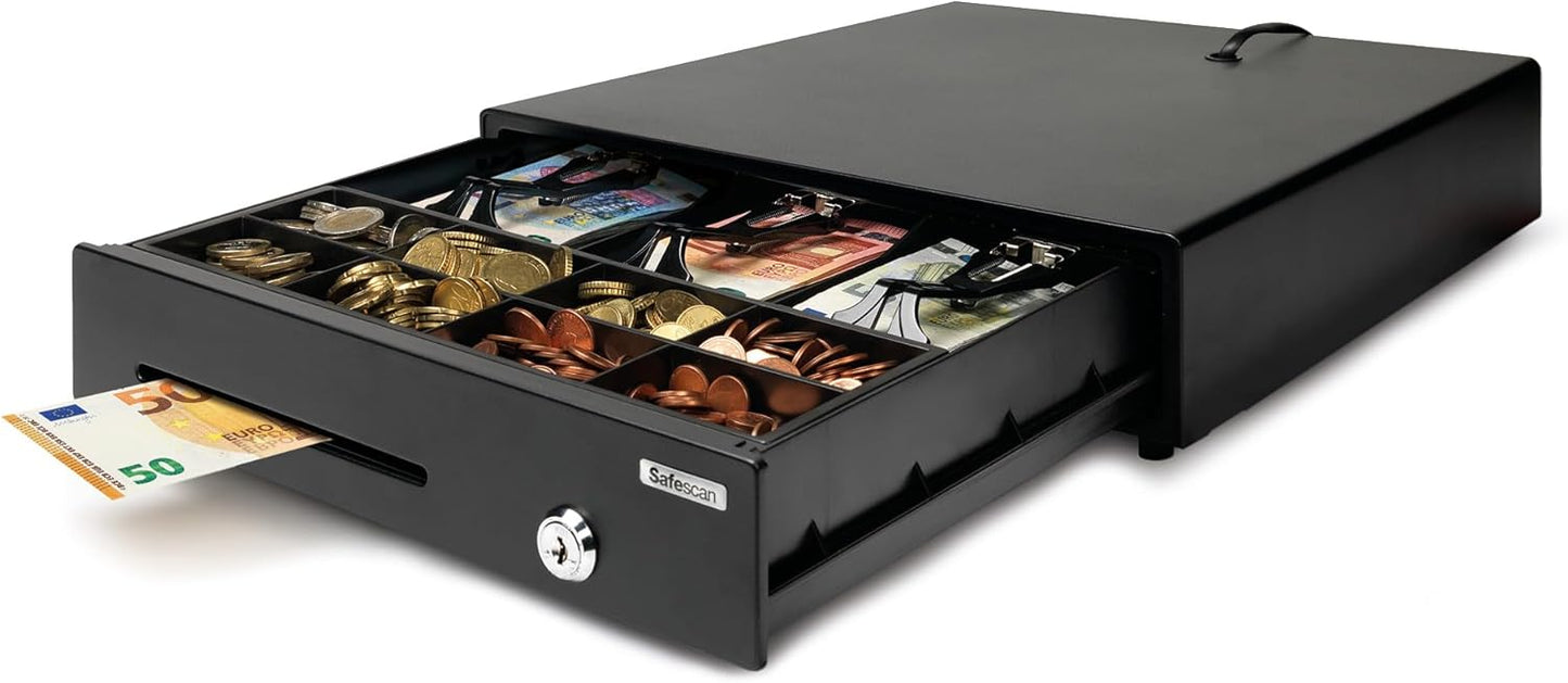 Safescan LD-3336 Kassenschublade mit Fächern für Banknoten und Münzen