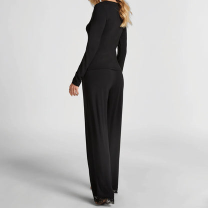 Hunkemöller Pyjama Hose mit Spitze