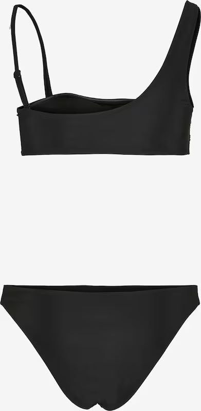 Urban Classics Bustier-Bikini in Schwarz